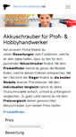 Mobile Screenshot of akkuschraubertests.net